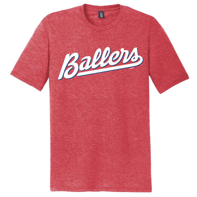 Adult Red Frost Ballers Tri-Blend Tee