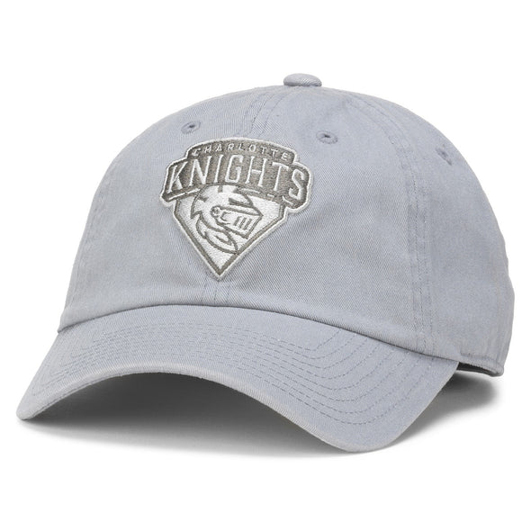 Charlotte Knights American Needle Stealth Grey Primary Hat