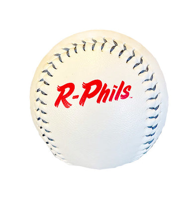 R-Phils Logo Baseball White with Navy Seams