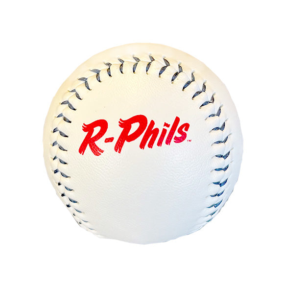 R-Phils Logo Baseball White with Navy Seams