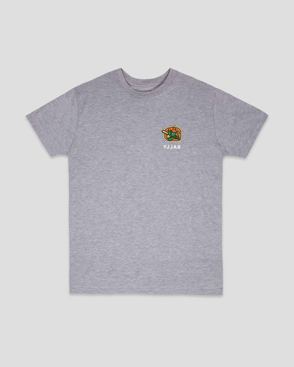 Adult Grey Baseballism Rally Tee