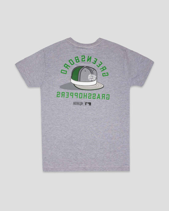 Adult Grey Baseballism Rally Tee