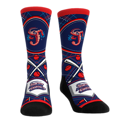 Jacksonville Jumbo Shrimp Rock Em' Socks Bases Loaded Socks