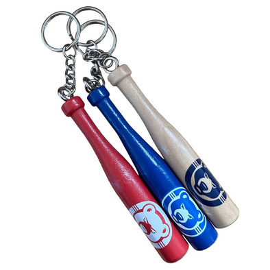 South Bend Cubs Bat Keychain
