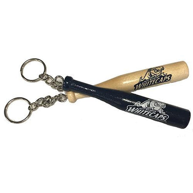 West Michigan Whitecaps Bat Keychain