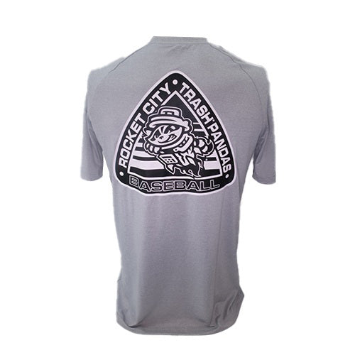 NE Men's grey raglan tech tee