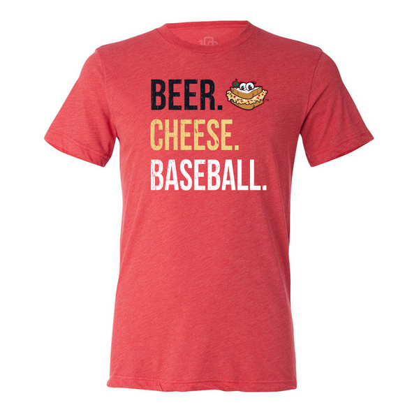 Beer. Cheese. Baseball. Tee