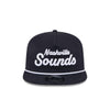 Nashville Sounds New Era GOLFER Navy Team Text Hat