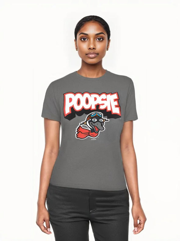 Beloit Sky Carp Charcoal Toddler Seize Poopsie T-Shirt