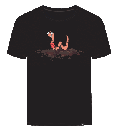 Worcester Red Sox '47 Black Worms Wicked W SR Tee