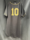 BLACK AND GOLD RC JERSEY #10 SIZE 48, SACRAMENTO RIVER CATS