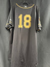 BLACK AND GOLD RC JERSEY #18 SIZE 48, SACRAMENTO RIVER CATS