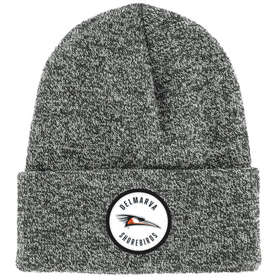 Delmarva Shorebirds Black Marled Beanie