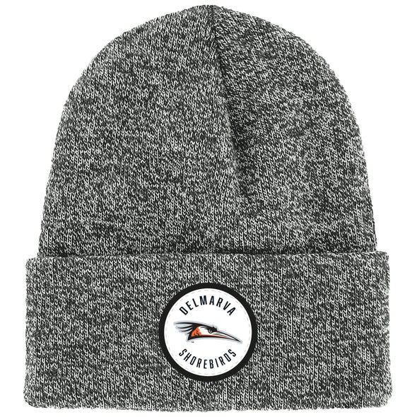 Delmarva Shorebirds  Legacy Black Marled Beanie