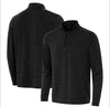 BRP NEW!  1/4 ZIP HEATHER BLACK MOISTURE-WICKING PULLOVER