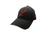 Louisville Bats Black Caps 39Thirty Flex Fit Cap