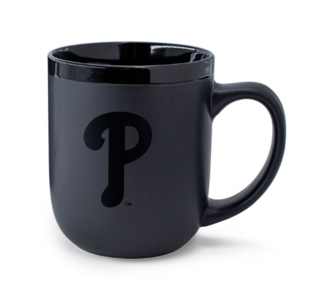 Philadelphia Phillies Matte Black Mug