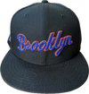 NEW ERA 5950 BLACK SCRIPT FITTED CAP