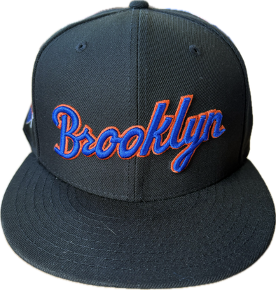 NEW ERA 5950 BLACK SCRIPT FITTED CAP