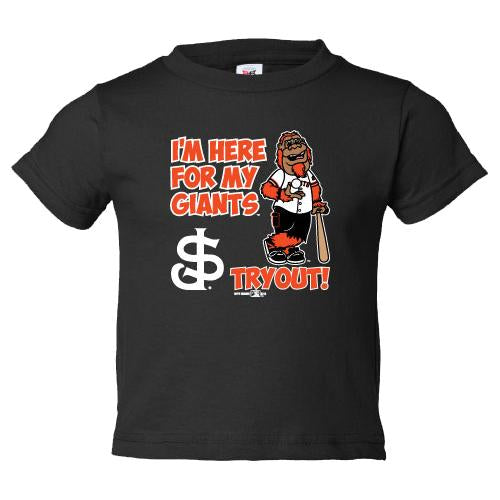 San Jose Giants Boys Black Tryout T-Shirt