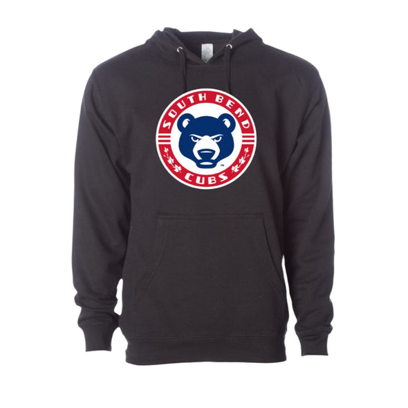 South Bend Cubs Black Hooded Sweatshirt