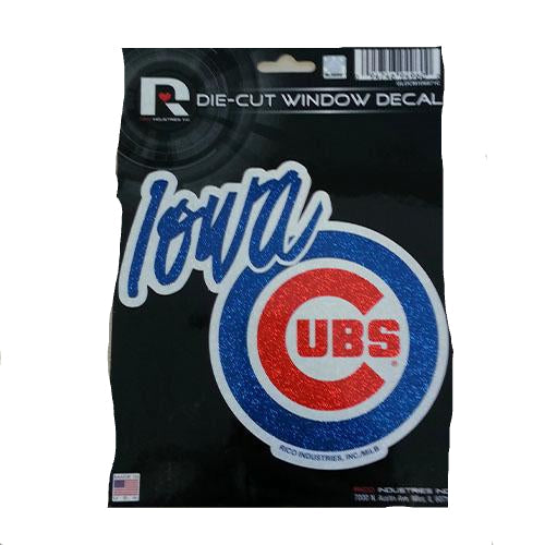 Iowa Cubs Auto Shimmer Decal
