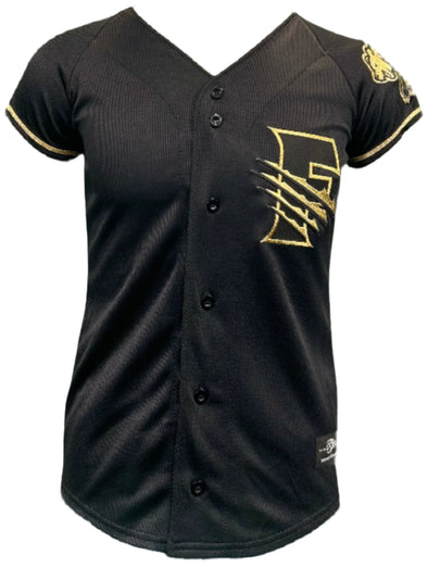 Women's Black/Gold Replica Alt. Jersey