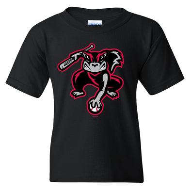 Richmond Flying Squirrels Youth BP Cap Logo Tee