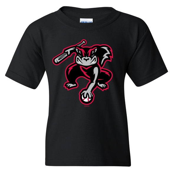 Richmond Flying Squirrels Youth BP Cap Logo Tee