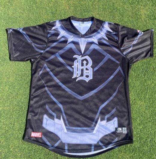 Barons Black Panther Game Worn Jersey