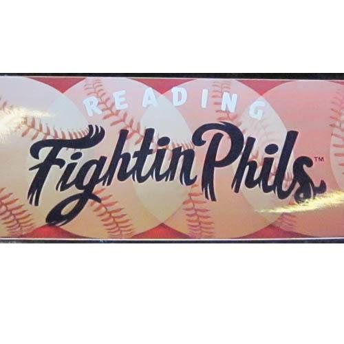 WinCraft Reading Fightin Phils Fightins Bumper Sticker