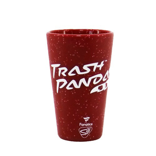 Red Speckled Silicone Pint Glass