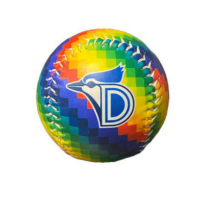 Dunedin Blue Jays Digital Rainbow Baseball