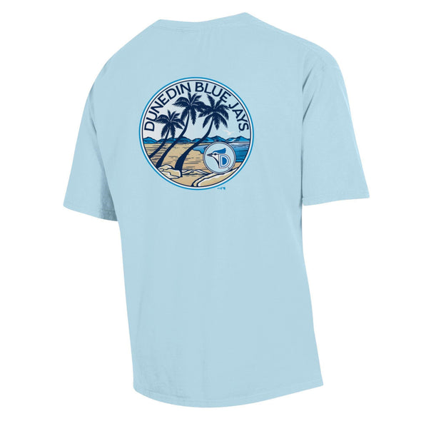 Dunedin Blue Jays Soothing Beach Blue Pocket Tee