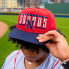 Nashville Sounds '47 Brand Red & Navy Double Header Baseline Hitch Hat