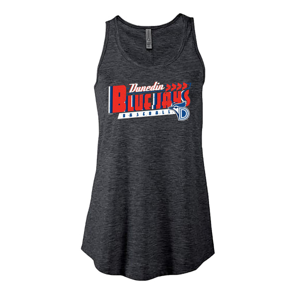 Dunedin Blue Jays Women's Charcoal Flowy Tank