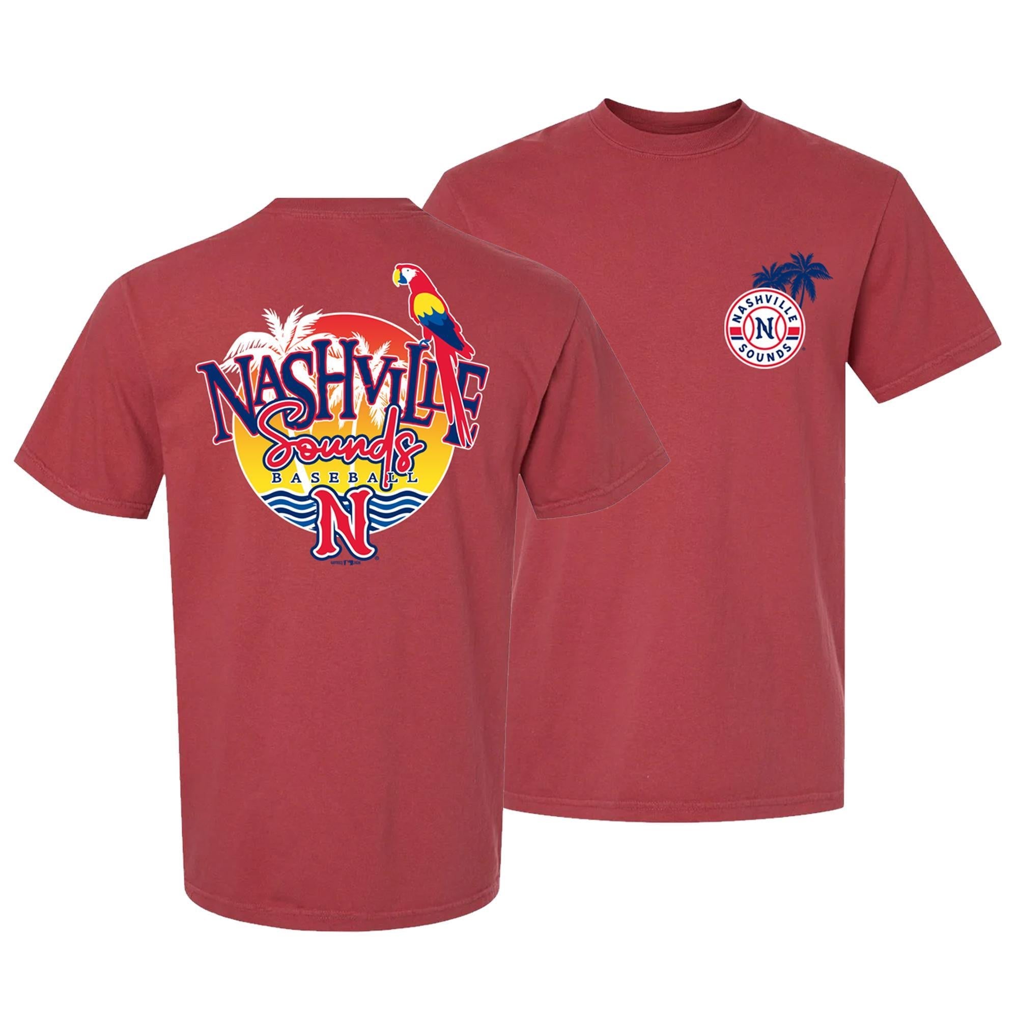Nashville Sounds Chili Parrot Comfort Colors Tee – Minor League