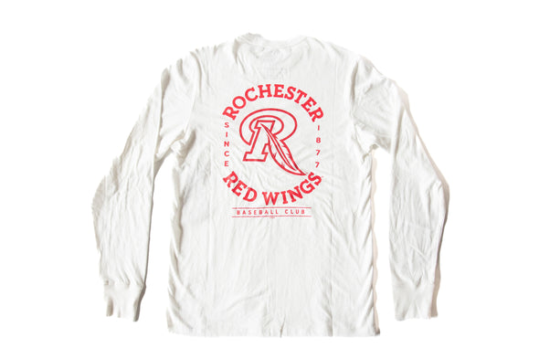 Rochester Red Wings '47 White Long Sleeve T-Shirt