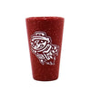 Red Speckled Silicone Pint Glass