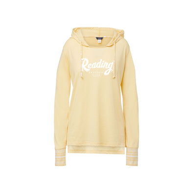 MV Sport Light Yellow Serenity Long Sleeve Hooded Tee