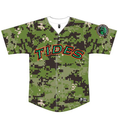 Norfolk Tides Authentic Digital Camo Jersey