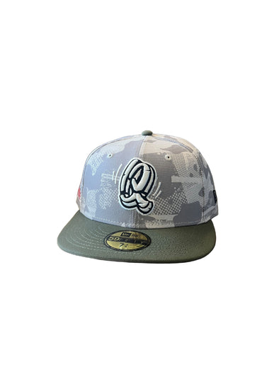 2025 Rancho Cucamonga Quakes Armed Forces 5950 New Era Cap