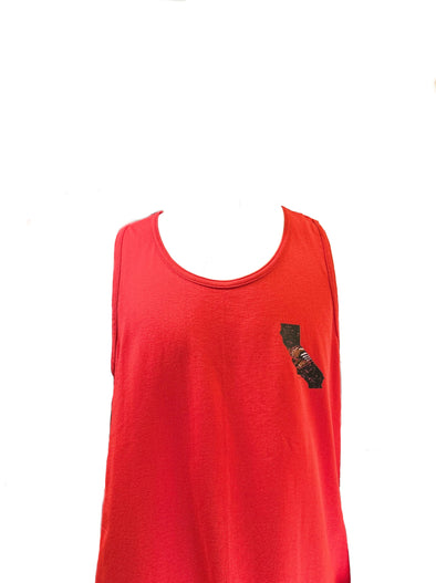 Men's Red CA Tank