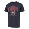 Nashville Sounds '47 Brand Atlas Blue Double Header Franklin N Logo Tee