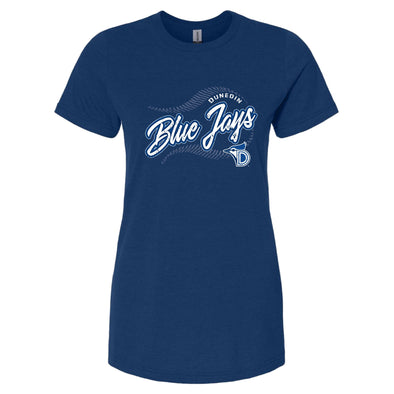 Dunedin Blue Jays Women's Navy Blue Hotshot Softstyle Tee