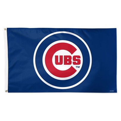 Chicago Cubs BLUE Flag - Deluxe 3' X 5'