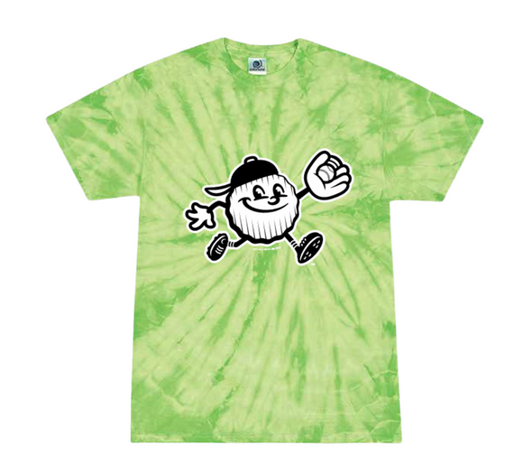 Adult Green Tie Dye Chip Tee