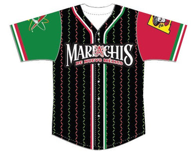 Albuquerque Isotopes Jersey-Inf/Tod Mariachis Cinco