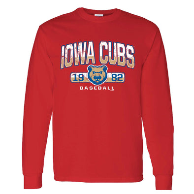 Iowa Cubs Mens Clemens Long Sleeve Tee