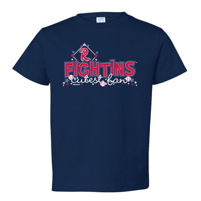 Bimmridder Navy Girls Toddler Cursive Closure T-Shirt